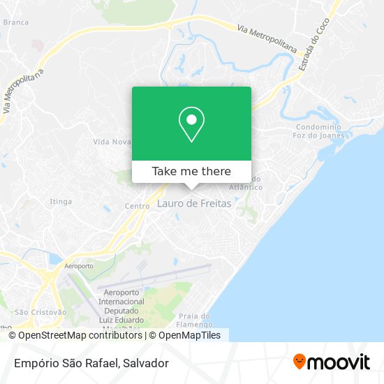 Mapa Empório São Rafael