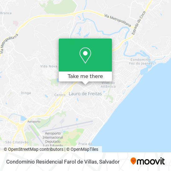 Condomínio Residencial Farol de Villas map