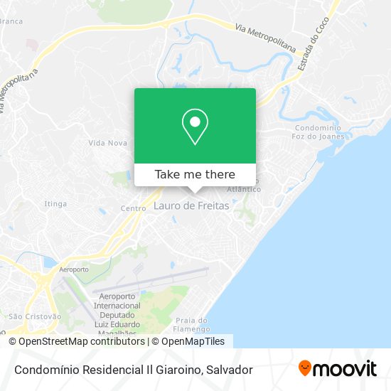 Mapa Condomínio Residencial Il Giaroino