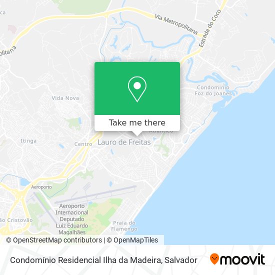 Mapa Condomínio Residencial Ilha da Madeira