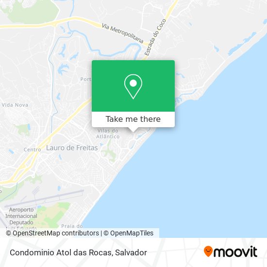 Condominio Atol das Rocas map