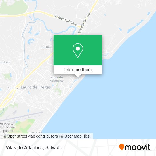 Vilas do Atlântico map