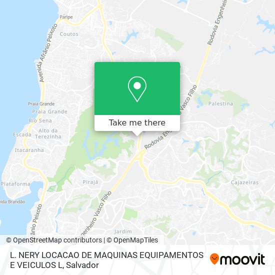 L. NERY LOCACAO DE MAQUINAS EQUIPAMENTOS E VEICULOS L map