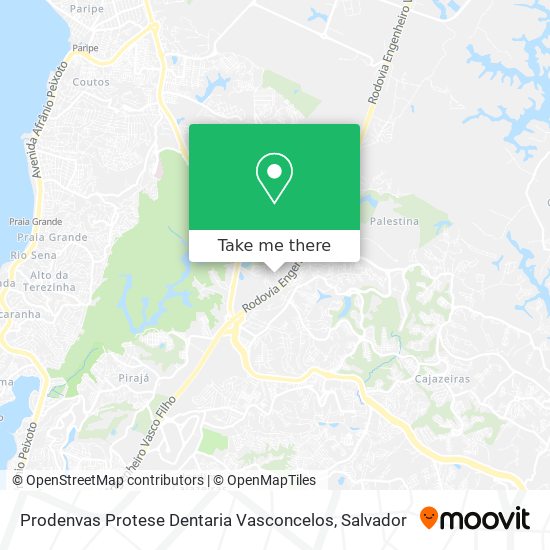 Prodenvas Protese Dentaria Vasconcelos map