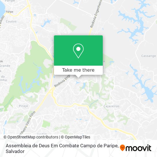 Assembleia de Deus Em Combate Campo de Paripe map