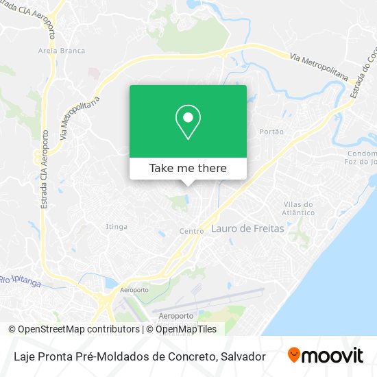 Laje Pronta Pré-Moldados de Concreto map