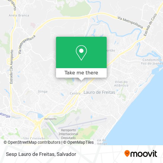 Mapa Sesp Lauro de Freitas