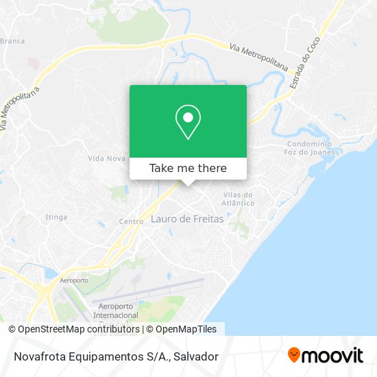 Novafrota Equipamentos S/A. map