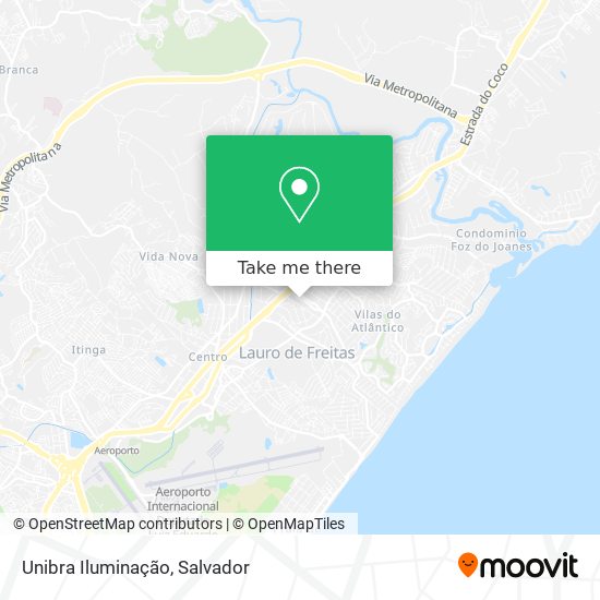 Unibra Iluminação map