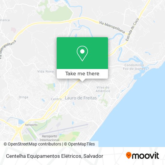 Centelha Equipamentos Elétricos map