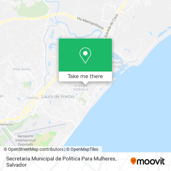 Secretaria Municipal de Política Para Mulheres map