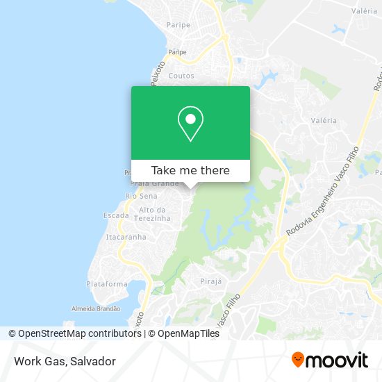 Work Gas map