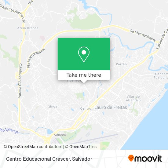 Centro Educacional Crescer map