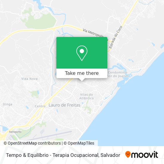 Tempo & Equilíbrio - Terapia Ocupacional map