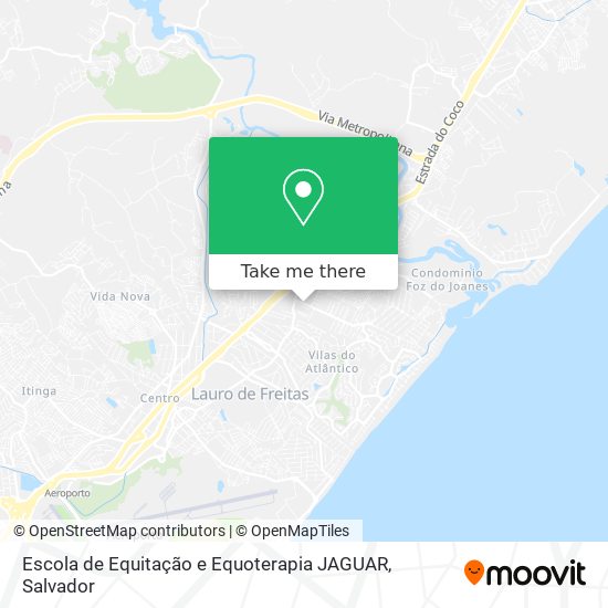 Escola de Equitação e Equoterapia JAGUAR map