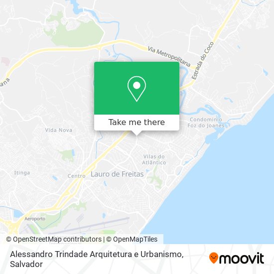 Alessandro Trindade Arquitetura e Urbanismo map