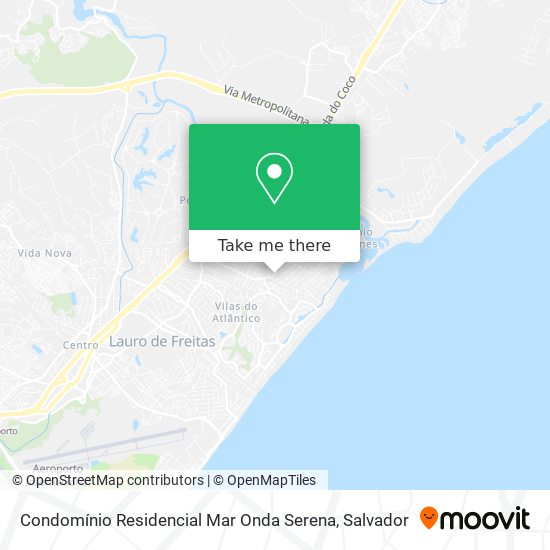 Condomínio Residencial Mar Onda Serena map