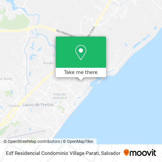 Edf Residencial Condominio Village Parati map