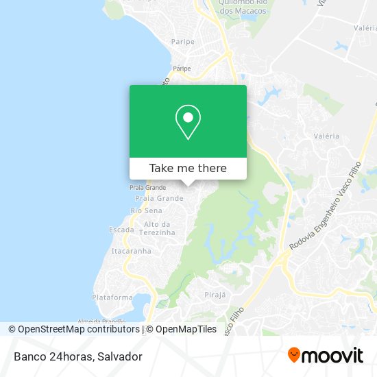 Banco 24horas map