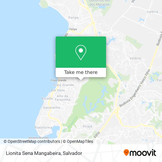 Mapa Lionita Sena Mangabeira