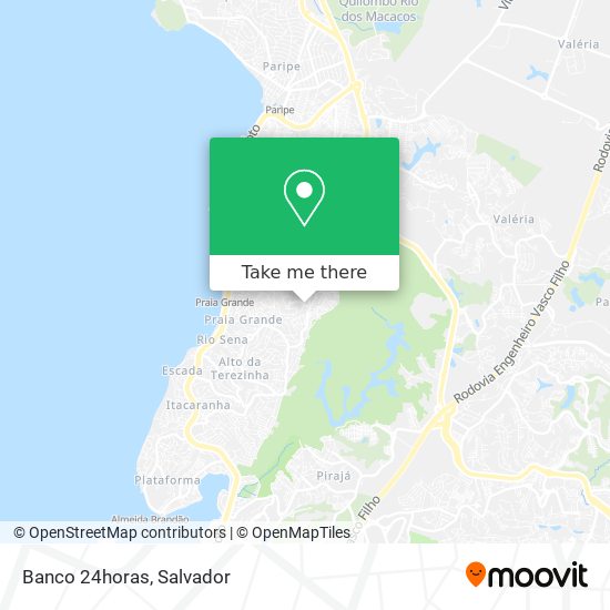 Banco 24horas map