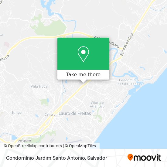 Condomínio Jardim Santo Antonio map
