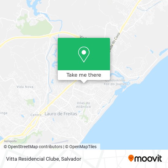 Vitta Residencial Clube map