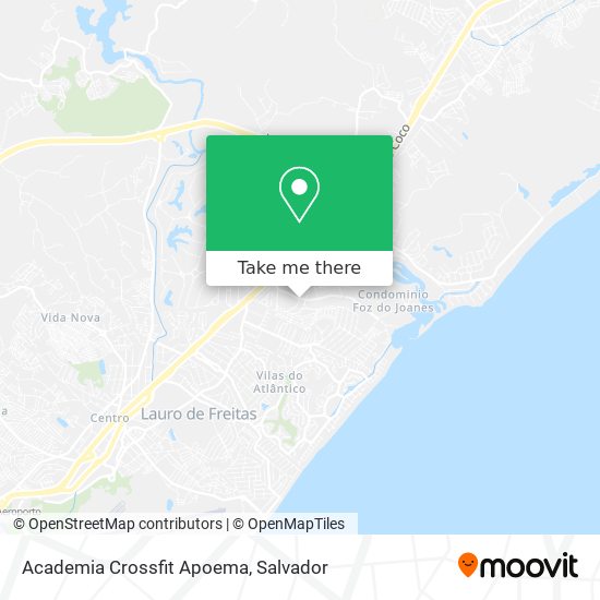 Academia Crossfit Apoema map