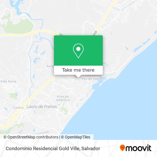 Condomínio Residencial Gold Ville map