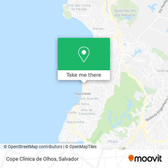 Cope Clinica de Olhos map