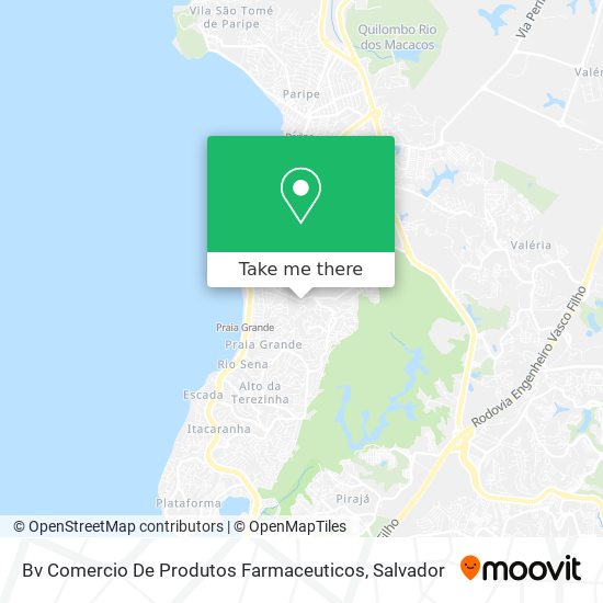 Bv Comercio De Produtos Farmaceuticos map