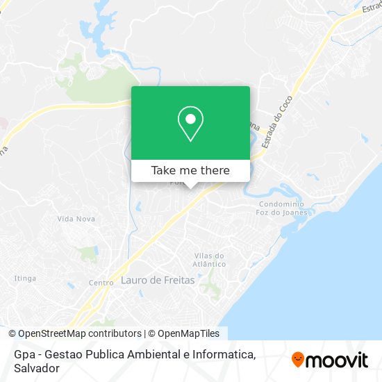 Gpa - Gestao Publica Ambiental e Informatica map