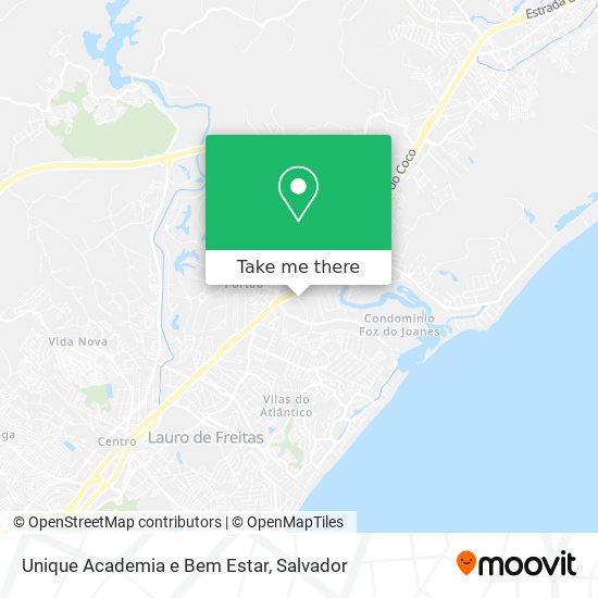 Unique Academia e Bem Estar map