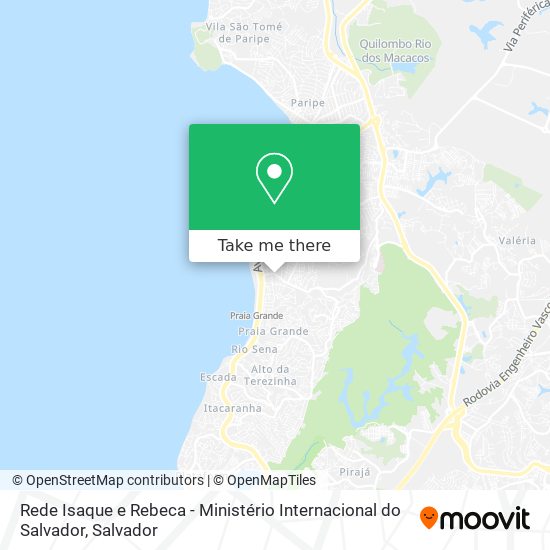 Mapa Rede Isaque e Rebeca - Ministério Internacional do Salvador