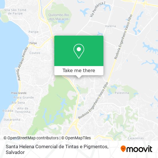 Santa Helena Comercial de Tintas e Pigmentos map