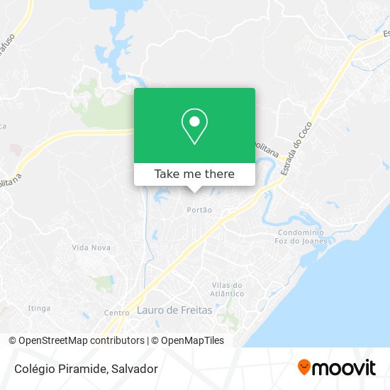 Colégio Piramide map