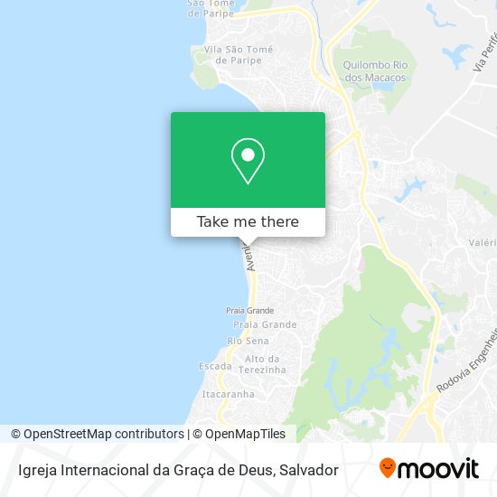 Igreja Internacional da Graça de Deus map