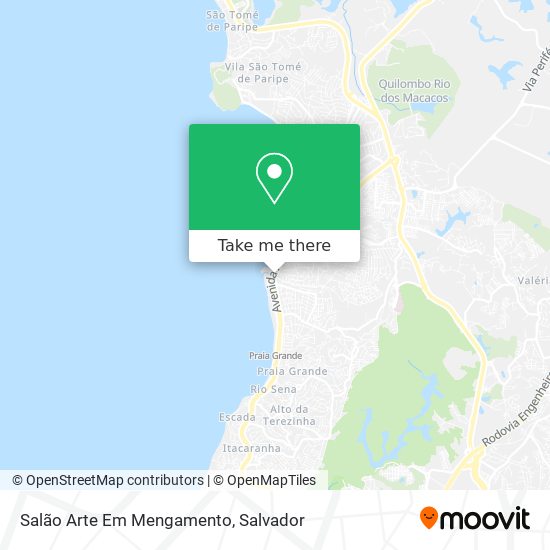 Salão Arte Em Mengamento map