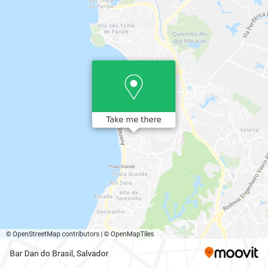 Bar Dan do Brasil map