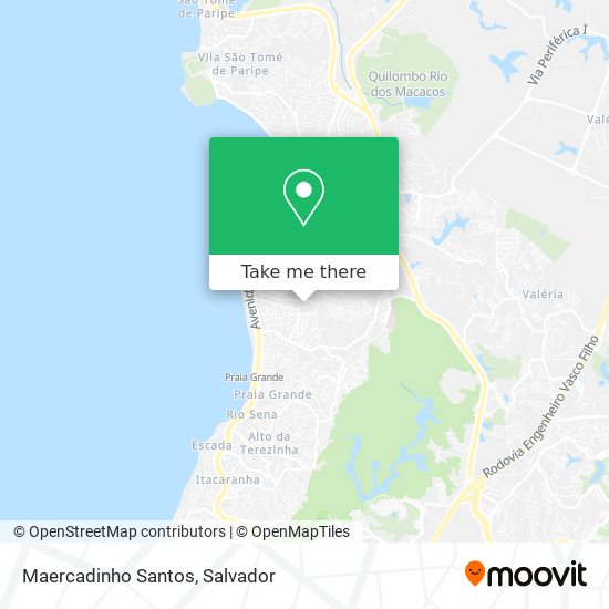 Maercadinho Santos map