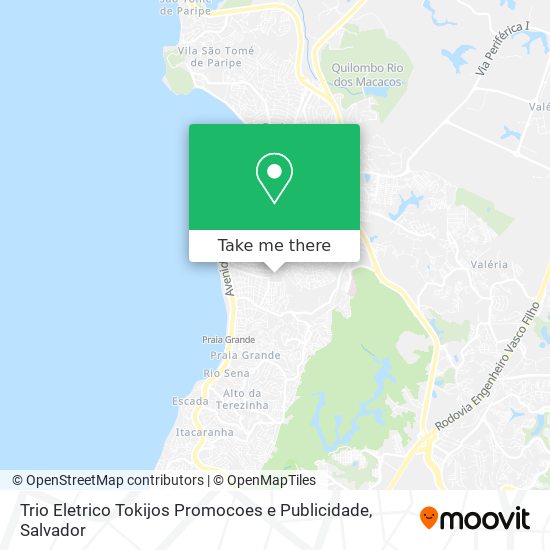 Mapa Trio Eletrico Tokijos Promocoes e Publicidade