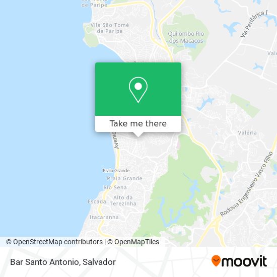 Bar Santo Antonio map