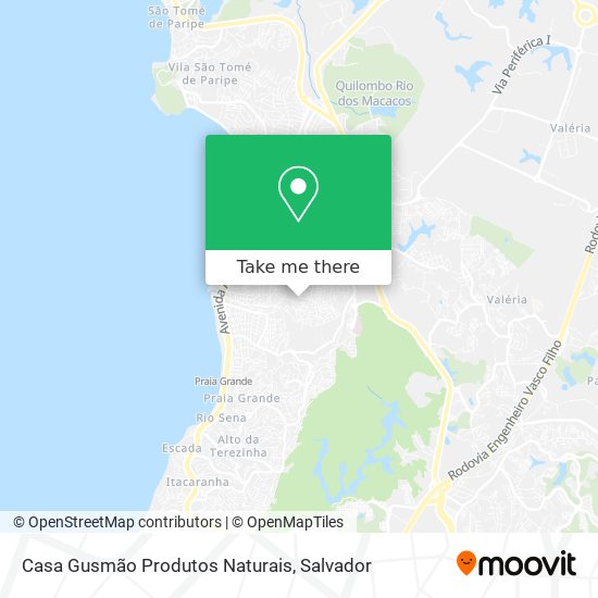 Casa Gusmão Produtos Naturais map