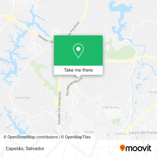 Capelão map