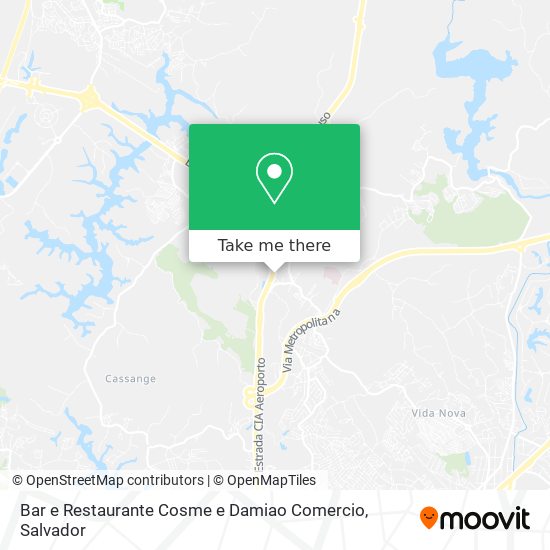 Bar e Restaurante Cosme e Damiao Comercio map