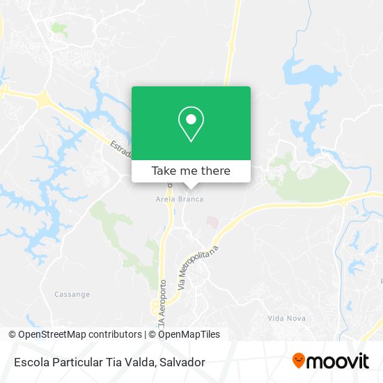 Mapa Escola Particular Tia Valda