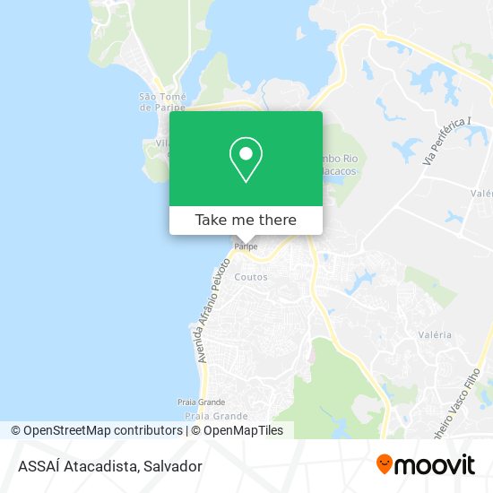 ASSAÍ Atacadista map