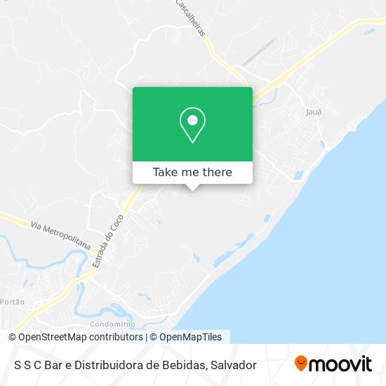 S S C Bar e Distribuidora de Bebidas map