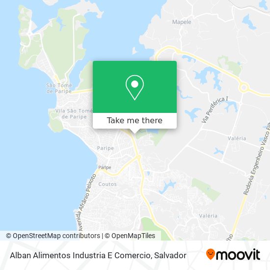 Alban Alimentos Industria E Comercio map