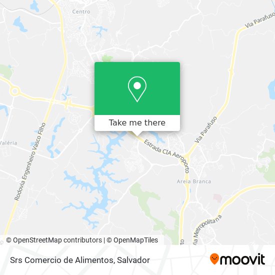 Srs Comercio de Alimentos map